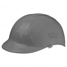 ERB by Delta Plus 19484 Vented 4-Point Pinlock Suspension Bump Cap with Tabs - Gray