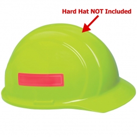 ERB by Delta Plus 19572 Prismatic Reflective Stickers Hard Hats - Sheet of 16 - Orange