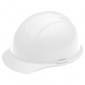 ERB by Delta Plus 19781 Americana Hard Hat - 4-Point Ratchet Suspension (Chin Strap Sold Separately) - White