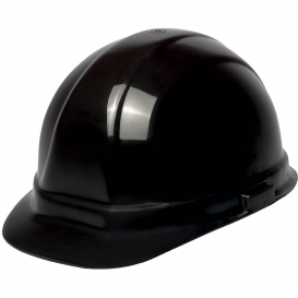 ERB 19949 Omega II Hard Hat - 6-Point Ratchet Suspension - Black