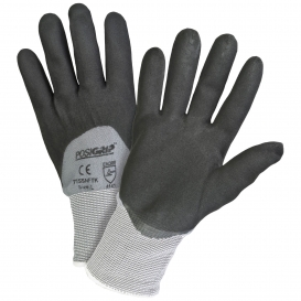 ERB Posigrip Foam Nitrile and 3/4 Dip Nylon - Gray