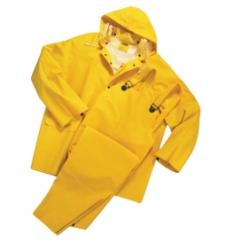 ERB 4035 PVC/Polyester 3-Piece .35mm Rain Suit - Yellow