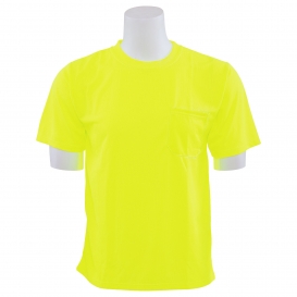 ERB by Delta Plus 9006 Non ANSI Birdseye Mesh Short Sleeve Safety Shirt - Yellow/Lime