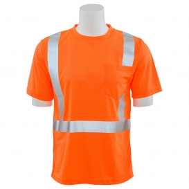 ERB by Delta Plus 9006S Type R Class 2 Birdseye Mesh Short Sleeve Safety Shirt - Orange