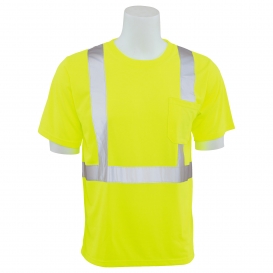 ERB by Delta Plus 9601S Type R Class 2 Short Sleeve Safety Shirt - Yellow/Lime