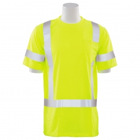 ERB by Delta Plus 9801S Type R Class 3 Short Sleeve Safety Shirt - Yellow/Lime