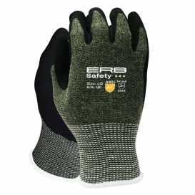 ERB by Delta Plus A7A-120 Republic Nitrile Sandy Coated HPPE Cut Gloves