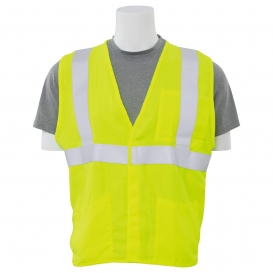 ERB by Delta Plus S150 Type R Class 2 Solid Modacrylic FR Safety Vest - Yellow/Lime