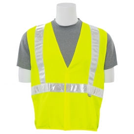 ERB by Delta Plus S17 Type R Class 2 Solid Safety Vest - Yellow/Lime
