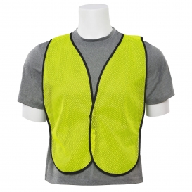 ERB by Delta Plus S18 Non-ANSI Plain Mesh Safety Vest - Yellow/Lime