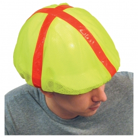 ERB S291 Hi-Viz Hard Hat Cover - Yellow/Lime