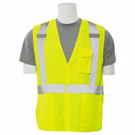 ERB by Delta Plus S360 Type R Class 2 Solid Breakaway Safety Vest - Yellow/Lime