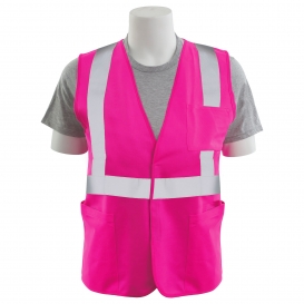 ERB by Delta Plus S362PNK Non-ANSI Unisex Safety Vest - Pink