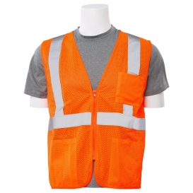 3M Scotchlite Safety Vest with Pockets and Zipper, Class 2, Size L