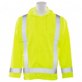 ERB by Delta Plus S373 Type R Class 3 Lightweight Oversized Rain Jacket - Yellow/Lime