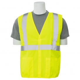 ERB by Delta Plus S388 Type R Class 2 Solid Economy Safety Vest - Yellow/Lime