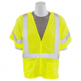 ERB by Delta Plus S620 Type R Class 3 Mesh Breakaway Safety Vest - Yellow/Lime