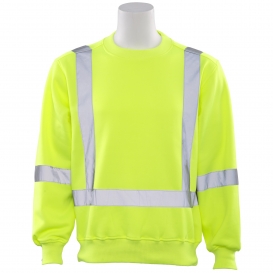 ERB W143 Type R Class 3 Crew Neck Safety Sweatshirt - Yellow/Lime
