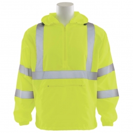 ERB by Delta Plus W450 Type R Class 3 Windbreaker with Hood - Yellow/Lime