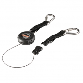 Ergodyne Squids 3000 Retractable Dual SS Carabiner - 1 lb