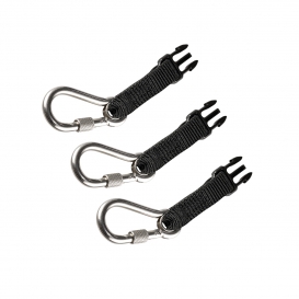 Ergodyne Squids 3025 Accessory Pack Retractables - SS Carabiners