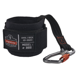 Ergodyne Squids 3122 Pull-On Wrist Tool Lanyard - Carabiner Anchor