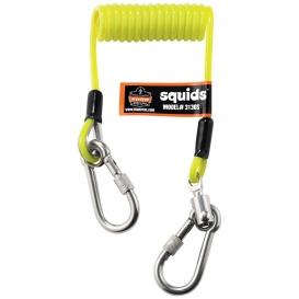 Ergodyne Squids 3130S Coiled Cable Lanyard - 2 lb Weight Rating