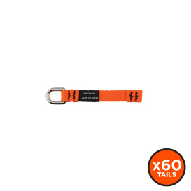 Ergodyne Squids 3700 Web Tool Tails - 2lbs (60-Pack) - Orange