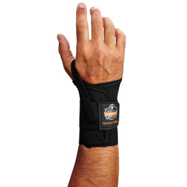 Ergodyne ProFlex 4000 Single Strap Wrist Support - Left Hand - Black