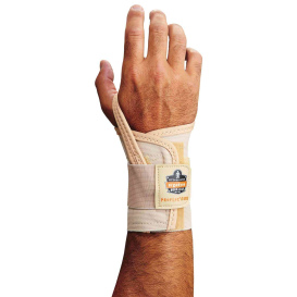 Ergodyne ProFlex 4000 Single Strap Wrist Support - Left Hand - Tan