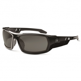 Ergodyne Odin 50030 Safety Glasses - Black Frame - Smoke Lens