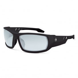 Ergodyne Odin 50080 Safety Glasses - Black Frame - Indoor/Outdoor Mirror Lens