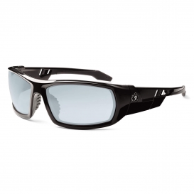 Ergodyne Odin 50083 Safety Glasses - Black Frame - Indoor/Outdoor Anti-Fog Lens