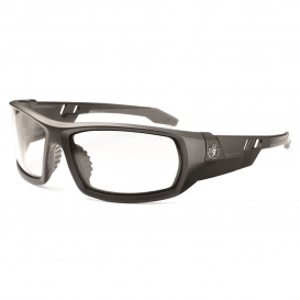 Ergodyne Odin 50400 Safety Glasses - Matte Black Frame - Clear Lens