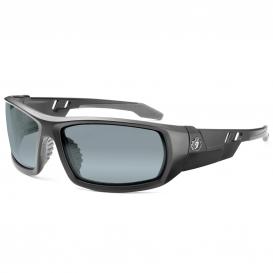 Ergodyne Odin 50442 Safety Glasses - Matte Black Frame - Silver Mirror Lens