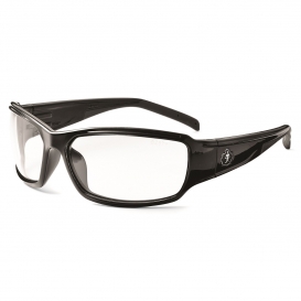 Ergodyne Thor 51000 Safety Glasses - Black Frame - Clear Lens