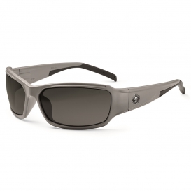 Ergodyne Thor 51131 Safety Glasses - Matte Gray Frame - Smoke Polarized Lens