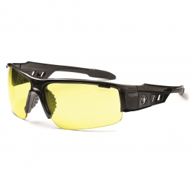 Ergodyne Dagr 52050 Safety Glasses - Black Frame - Yellow Lens