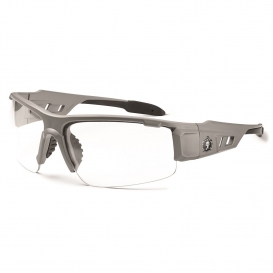 Ergodyne Dagr 52100 Safety Glasses - Matte Gray Frame - Clear Lens
