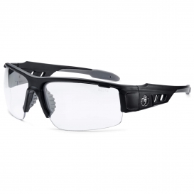 Ergodyne Dagr 52400 Safety Glasses - Matte Black Frame - Clear Lens