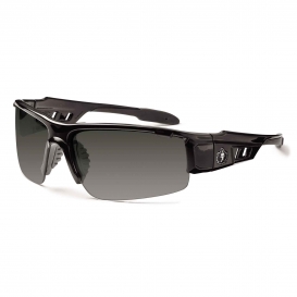 Ergodyne Dagr 52431 Safety Glasses - Matte Black Frame - Smoke Polarized Lens