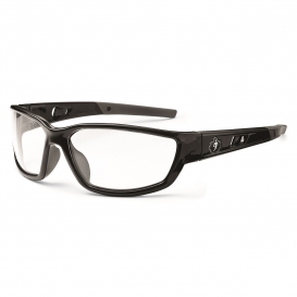 Ergodyne Kvasir 53000 Safety Glasses - Black Frame - Clear Lens