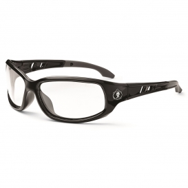 Ergodyne Valkyrie 54000 Safety Glasses - Black Frame - Clear Lens