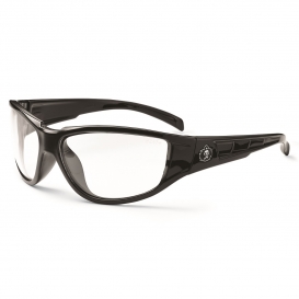 Ergodyne Njord 55000 Safety Glasses - Black Frame - Clear Lens