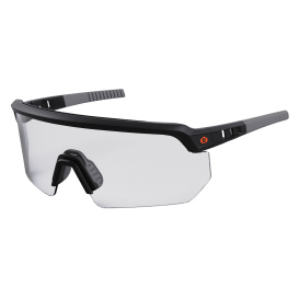 Ergodyne Aegir 55001 Safety Glasses - Black Frame - Clear Lens