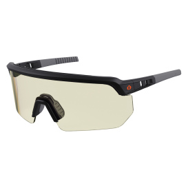 Ergodyne Aegir 55003 Safety Glasses - Black Frame - Indoor/Outdoor Lens