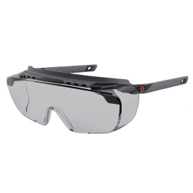 Ergodyne Osmin 55104 Safety Glasses - Black OTG Frame - Indoor/Outdoor Fog-Off Anti-Fog Lens