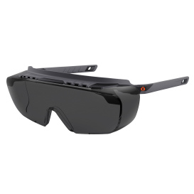 Ergodyne Osmin 55105 Safety Glasses - Black OTG Frame - Smoke Lens