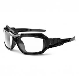 Ergodyne Loki 56000 Safety Glasses/Goggles - Black Frame - Clear Lens