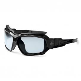 Ergodyne Loki 56080 Safety Glasses/Goggles - Black Frame - Indoor/Outdoor Mirror Lens